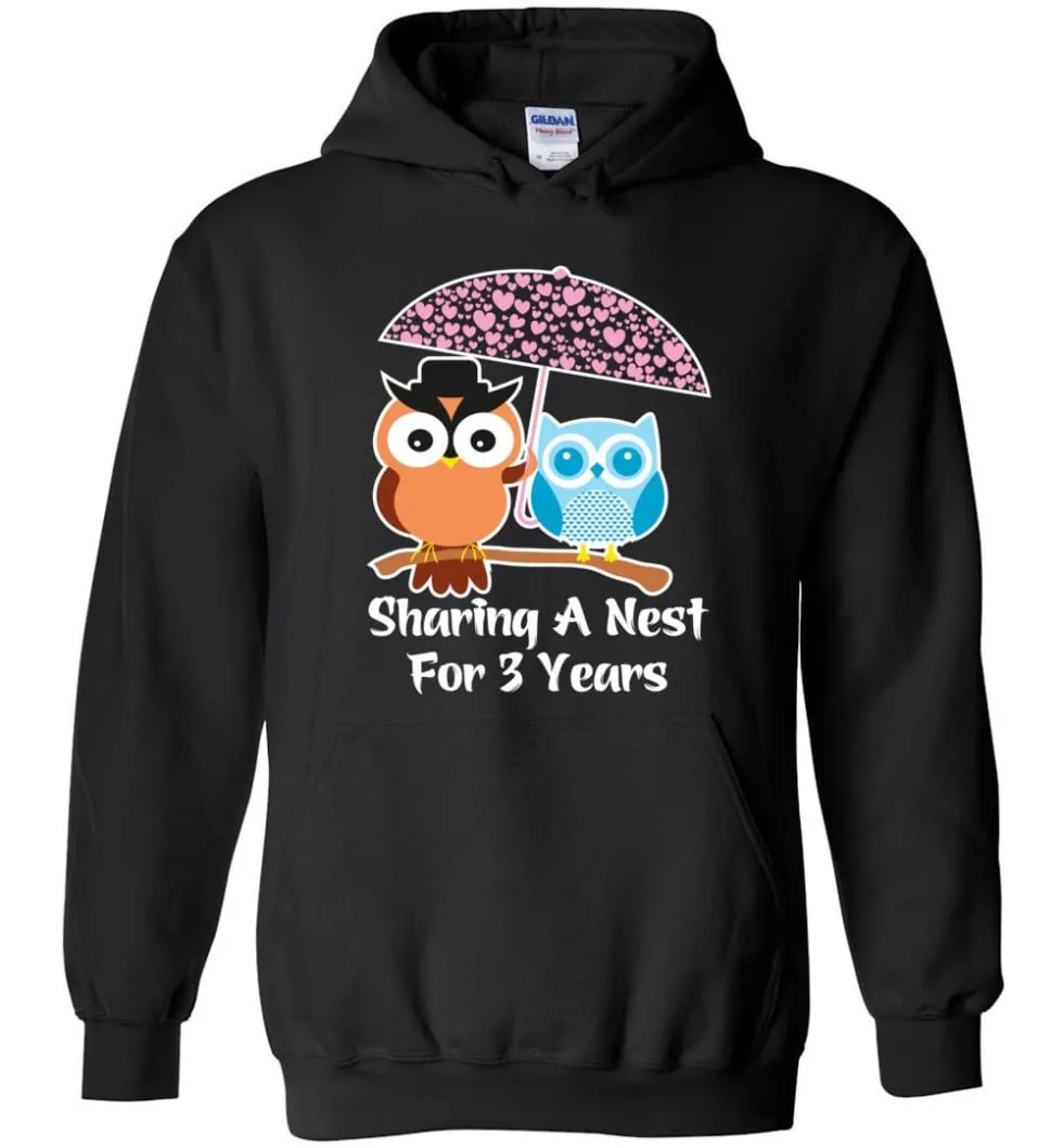 3 Years Wedding Anniversary Gifts Valentine's Day Hoodie