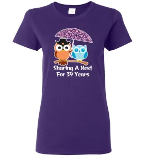 39 Years Wedding Anniversary Gifts Valentine's Day Women Tee