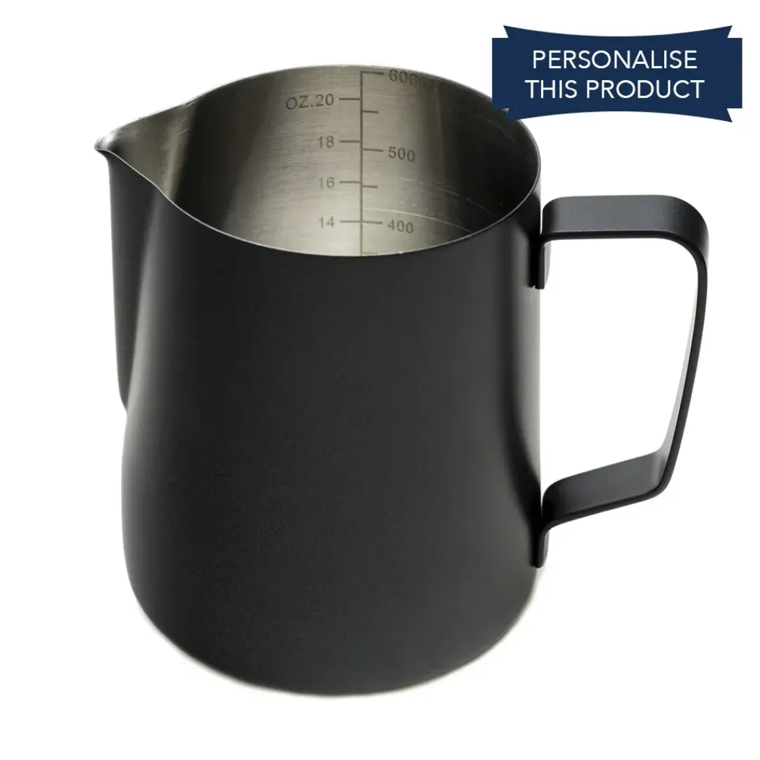 Barista Progear 600ml Black Milk Jug