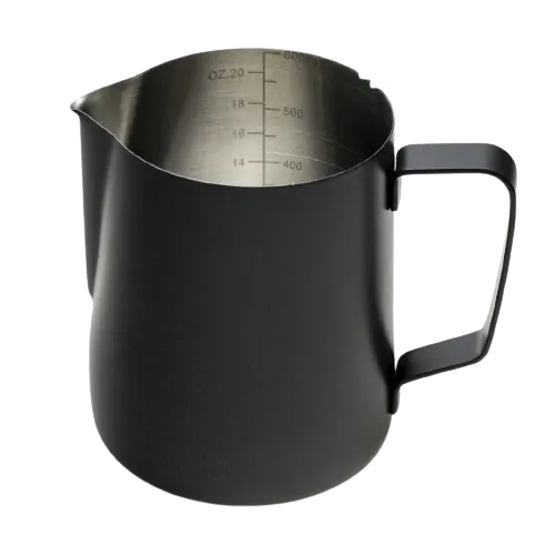 Barista Progear 600ml Black Milk Jug