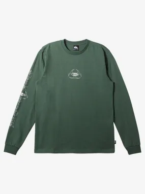 Bio Hazard Long Sleeve Saturn T-Shirt - Forest