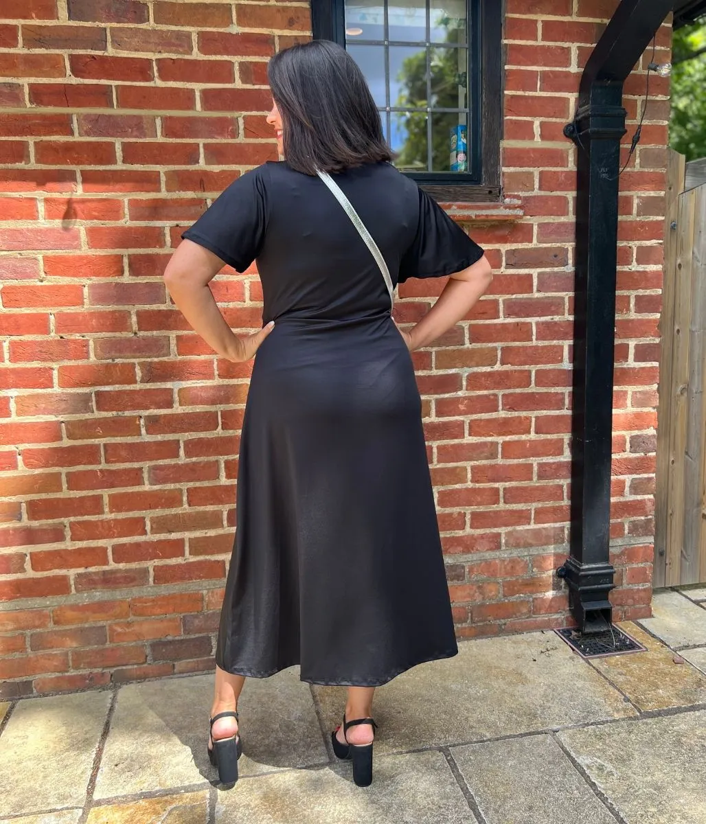 Black Kate Midi Dress