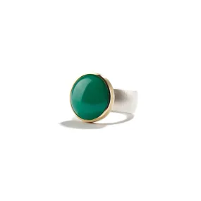 Chrysoprase Gold Ring