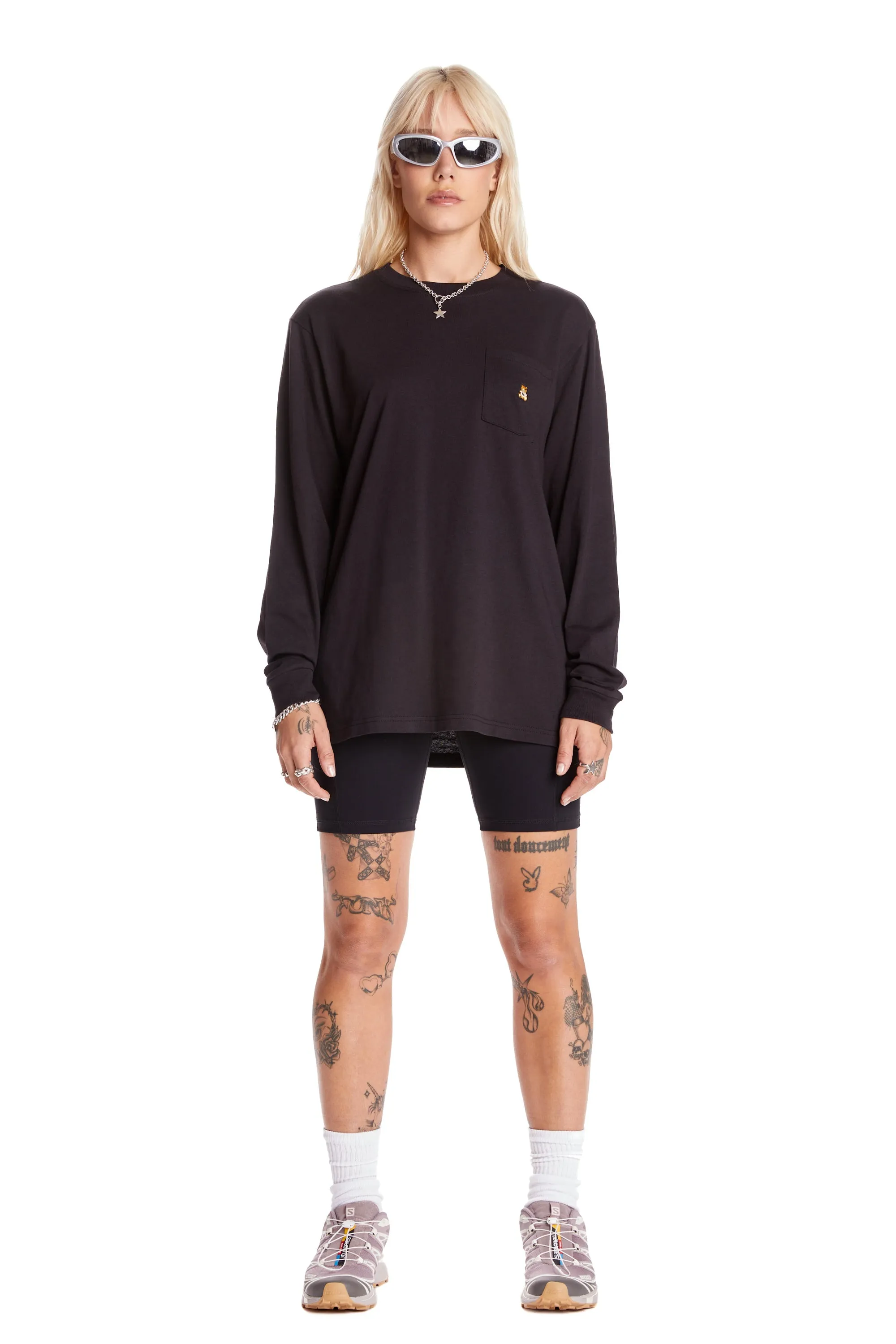 Classic Long Sleeve Pocket Tee