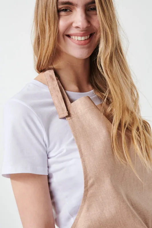 CLEMENTINE Bib Apron - Cotton/Linen