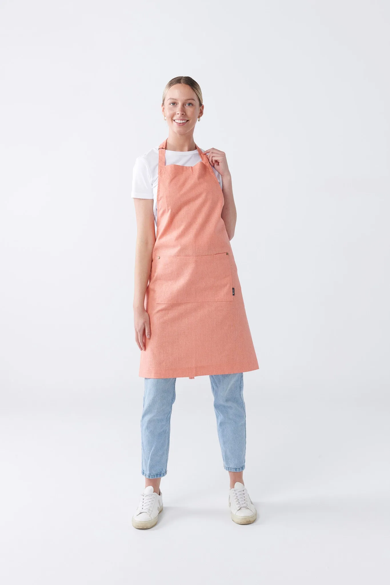 CLEMENTINE Bib Apron - Cotton/Linen