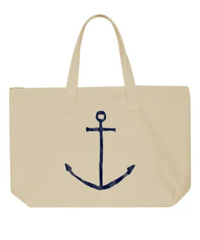 Cotton Canvas Anchor Tote