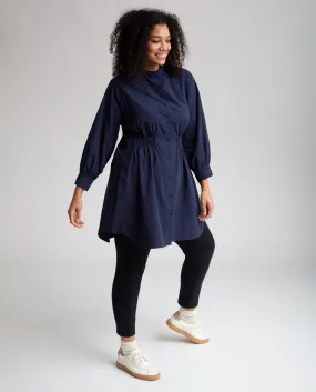 Edie Organic Cotton Shirt In Navy