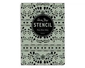 Faux Bone Inlay - Annie Sloan Stencil