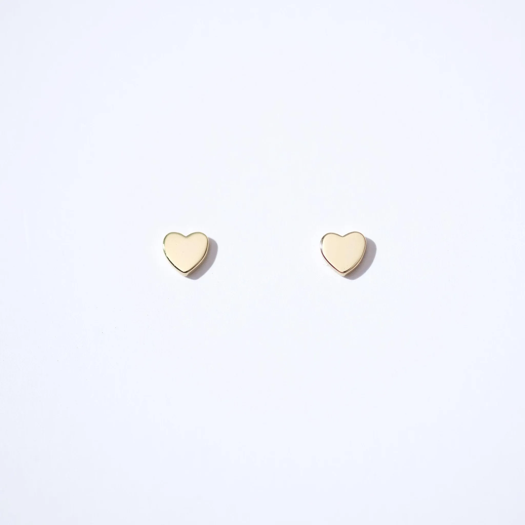 Fine Essentials - Heart Stud Earrings