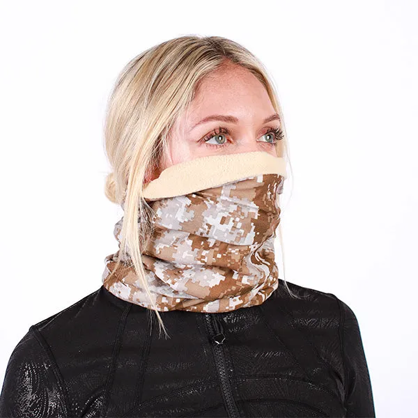 Fleece Face Shields® | Desert Digi Camo