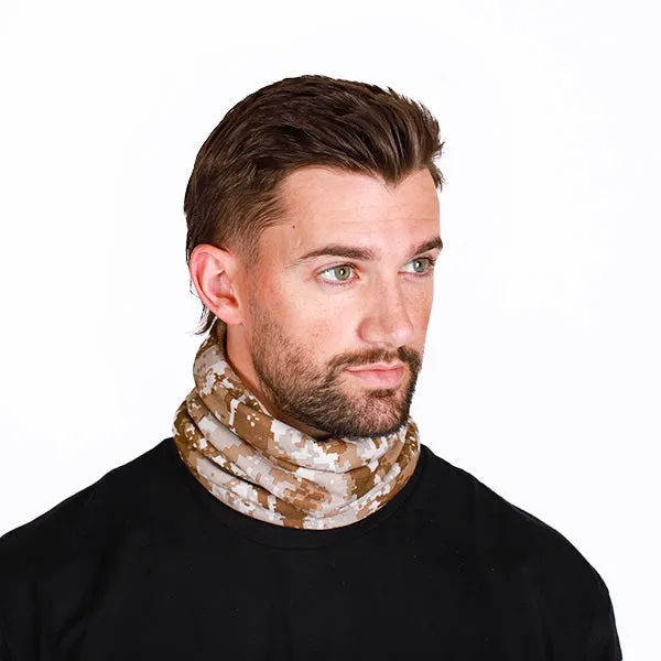 Fleece Face Shields® | Desert Digi Camo