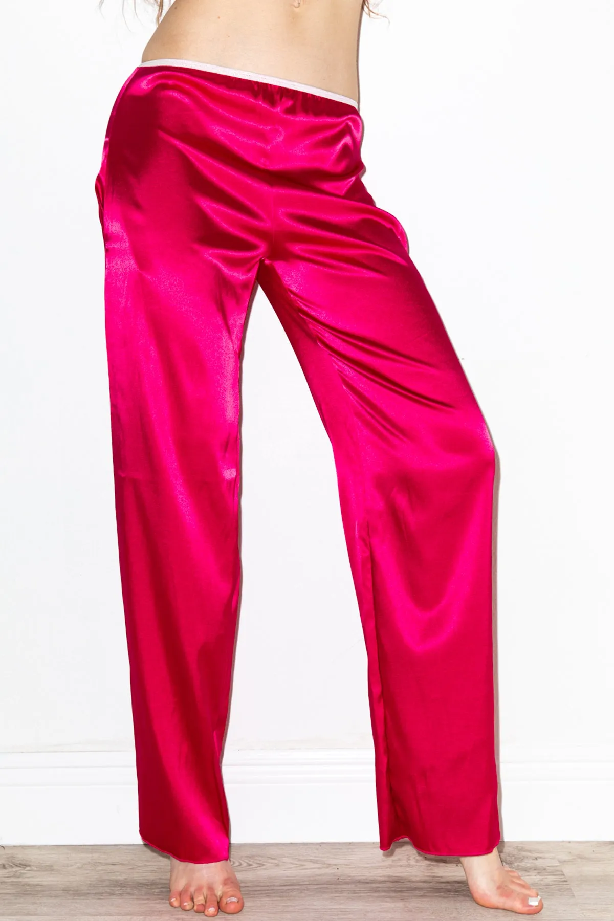 Gleamy Dreamy Satin Pants