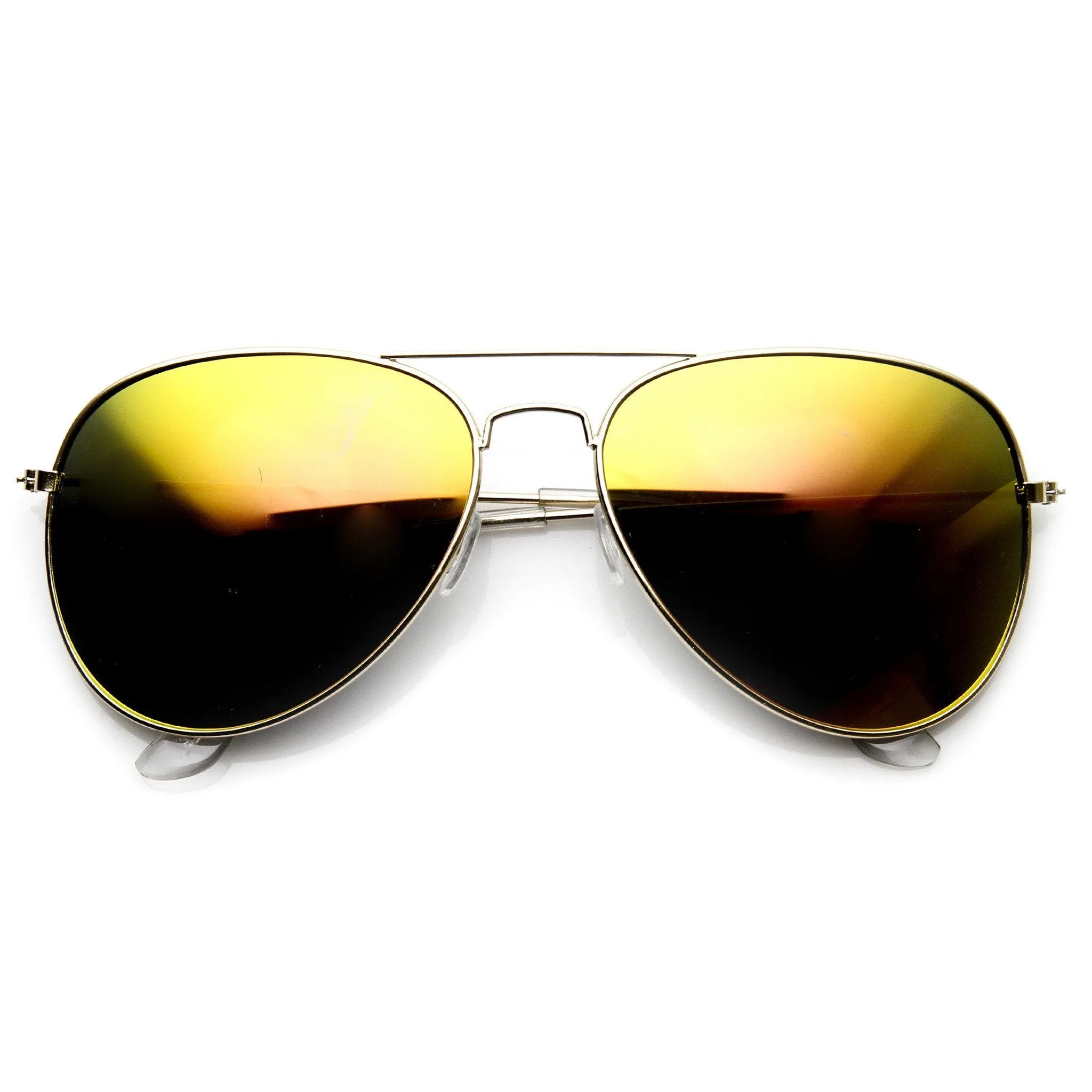 Gold Frame Aviator Sunglasses