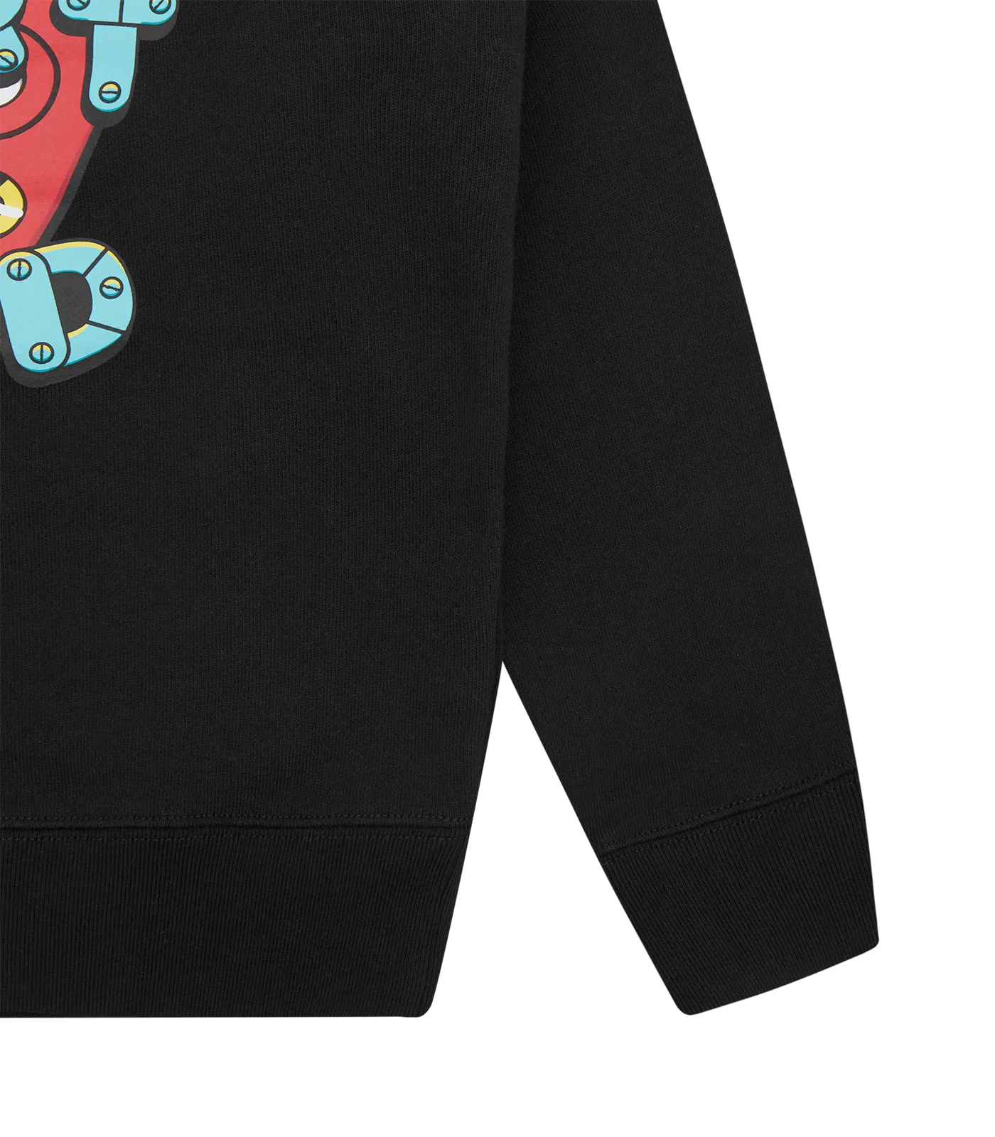 KIDS HEART & MIND LOGO CREWNECK - BLACK