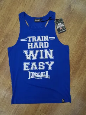 LONSDALE Gym Graphic Singlet Vest Tank Top