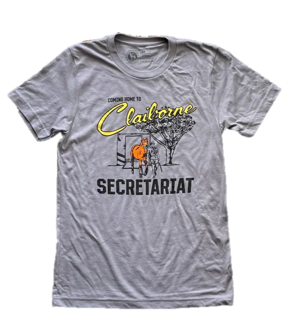 Old Smoke Secretariat Coming Home to Claiborne T-Shirt