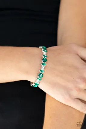 Paparazzi BLING Them To Their Knees - Green Bracelets