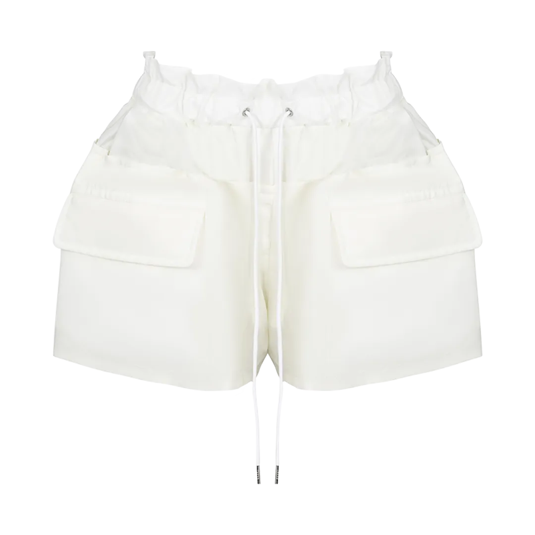 Paperbag Waist Bloomer Shorts