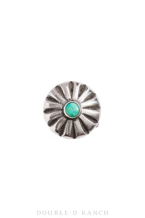 Ring, Concho, Turquoise, Contemporary, 1144