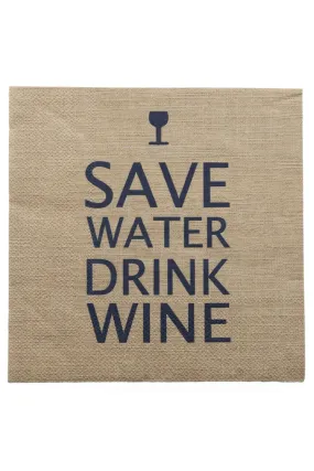 Save Water Napkins