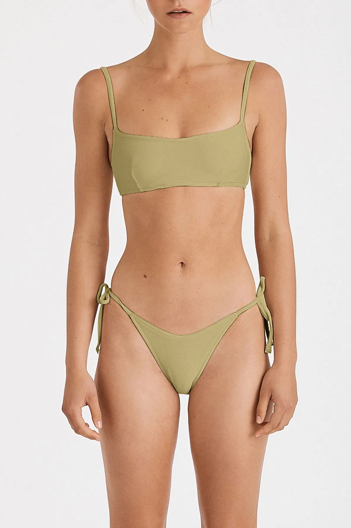 Signature Bralette Top - Avocado