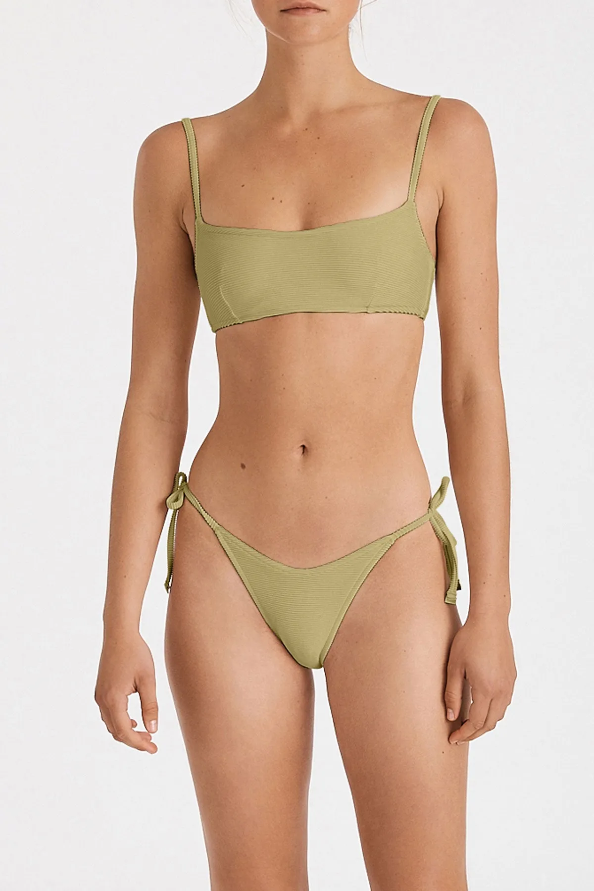 Signature Bralette Top - Avocado