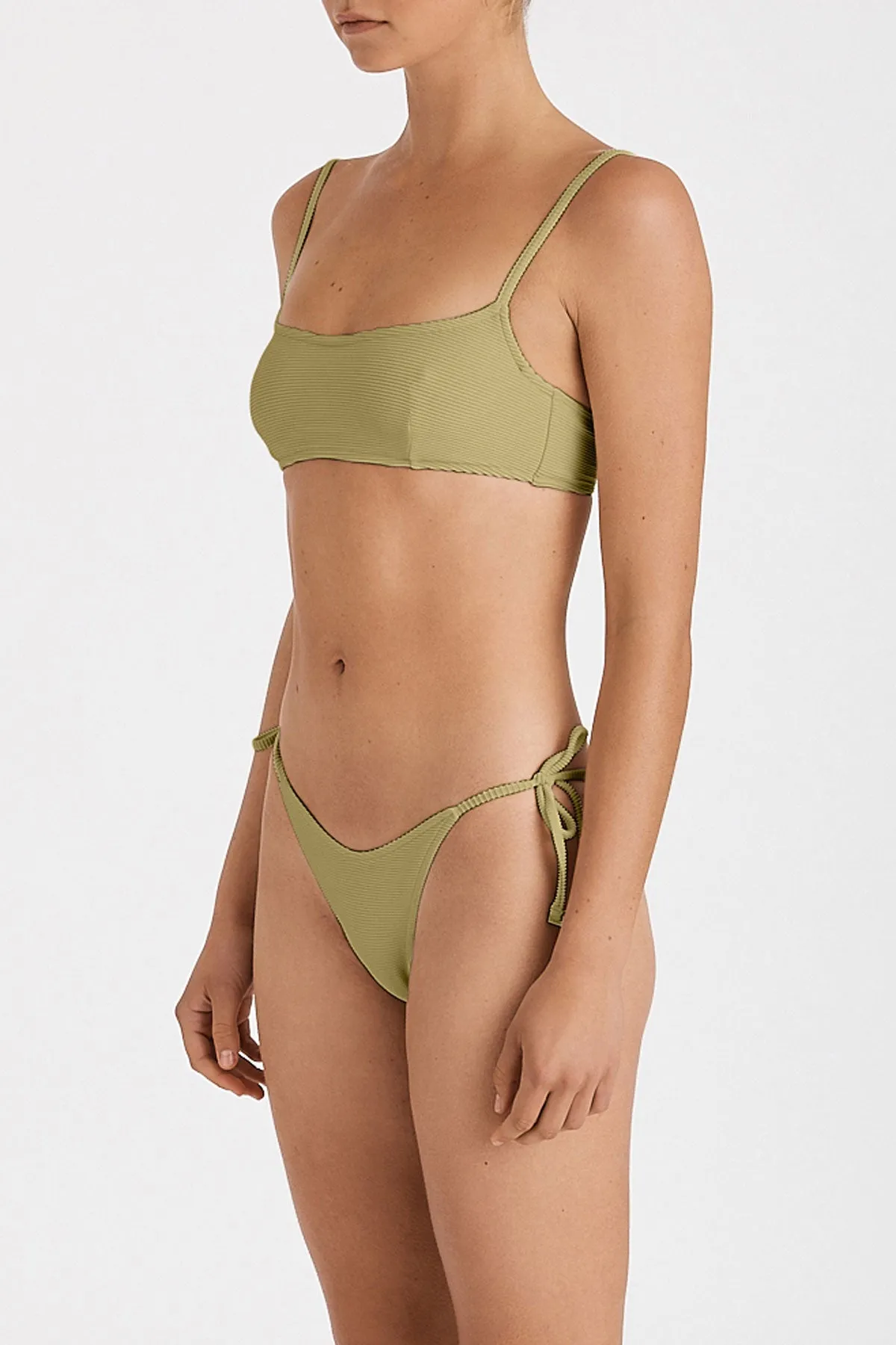 Signature Bralette Top - Avocado