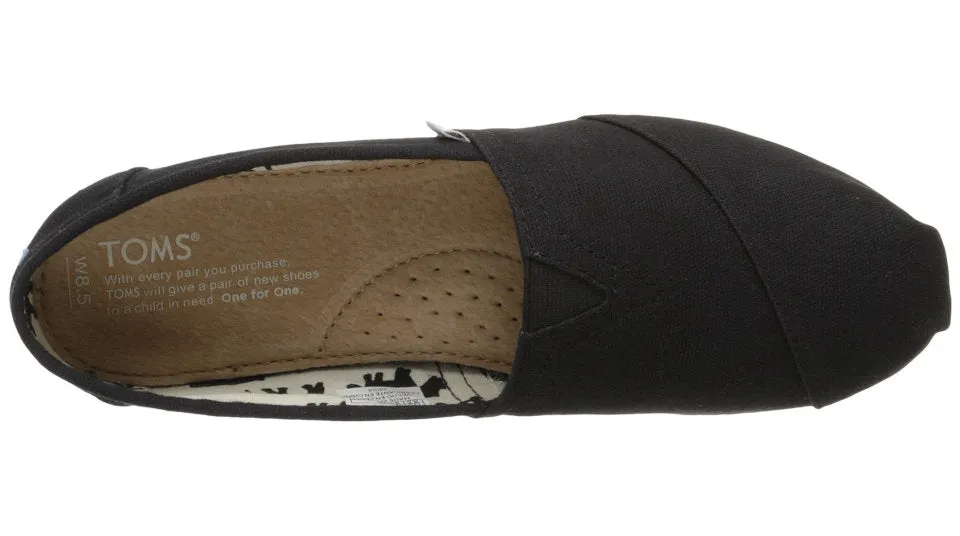 TOMS Classic Black Canvas - Men's