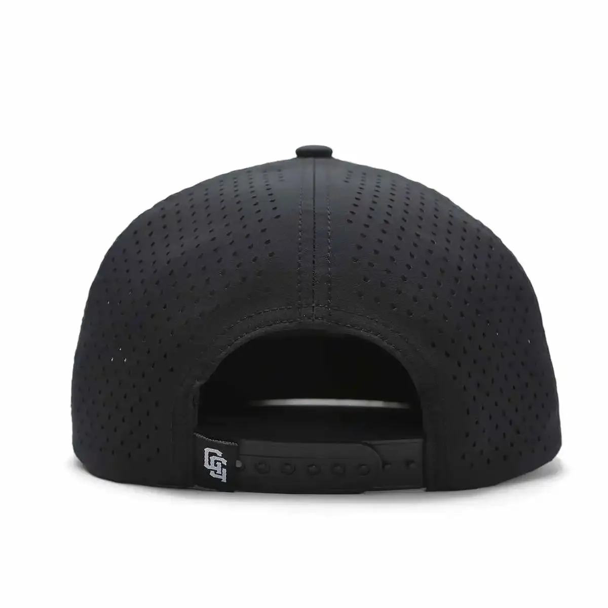 TOUR PRO Golf Hat in Black with Flat Brim