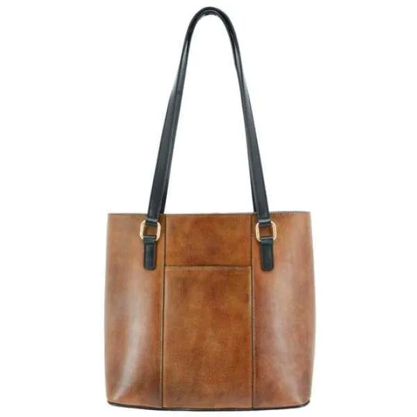 Tyche Classic Leather Concealed Carry Handbag