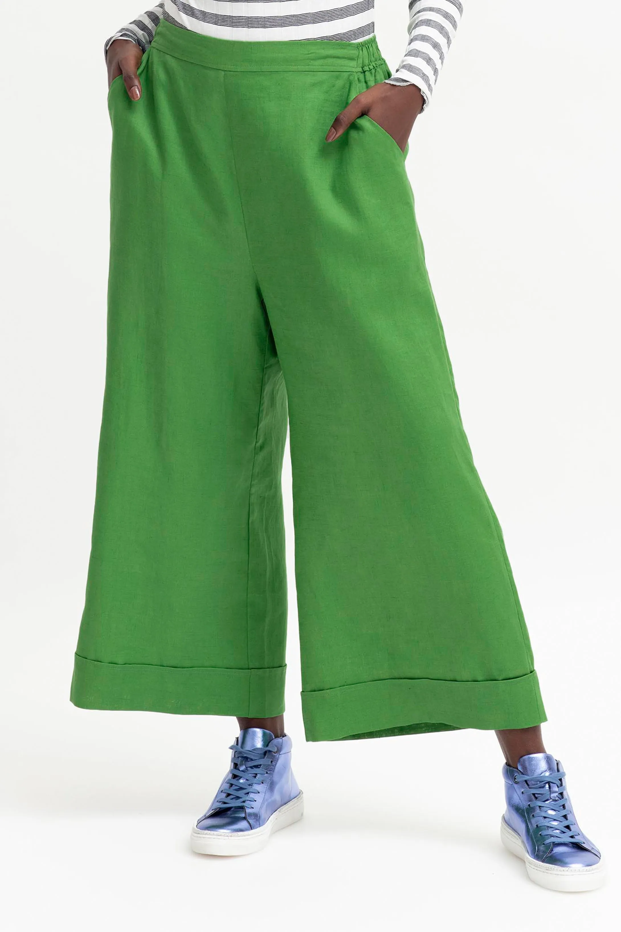 Vassa Linen Culotte