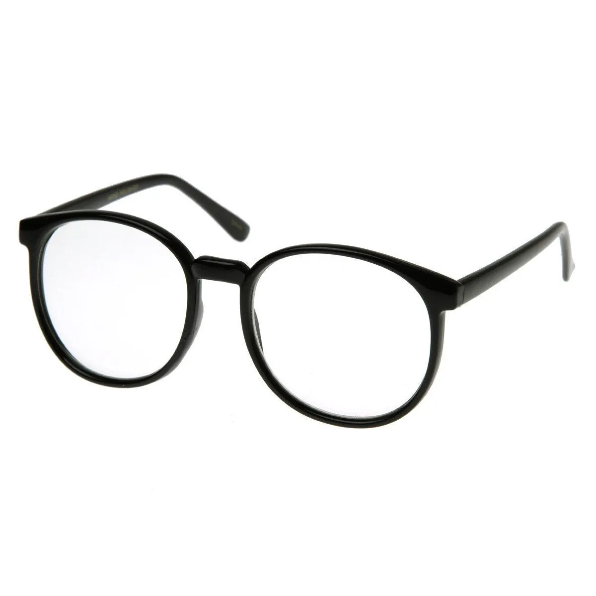 Vintage Inspired Dapper Round Clear Lens P-3 Glasses