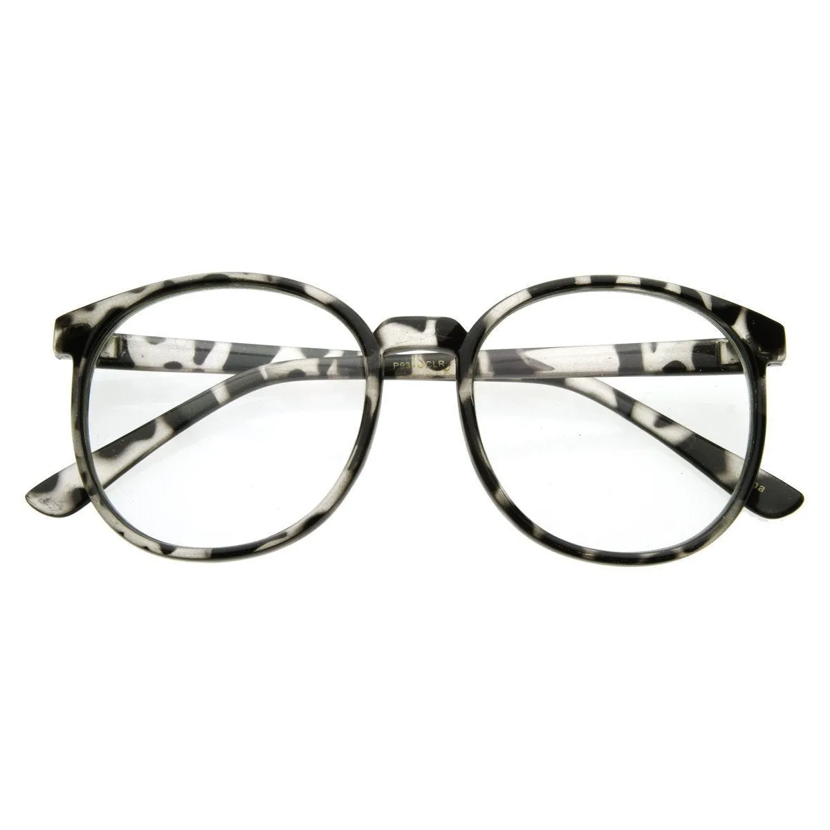 Vintage Inspired Dapper Round Clear Lens P-3 Glasses