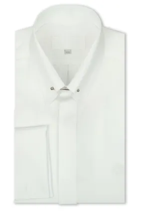 White Pin Collar Shirt