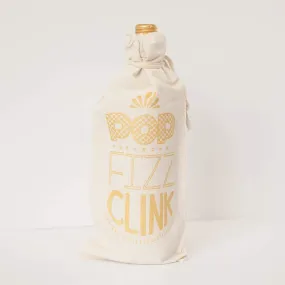 wine gift bag, congratulations gift, celebration gift, pop fizz clink wedding gift idea