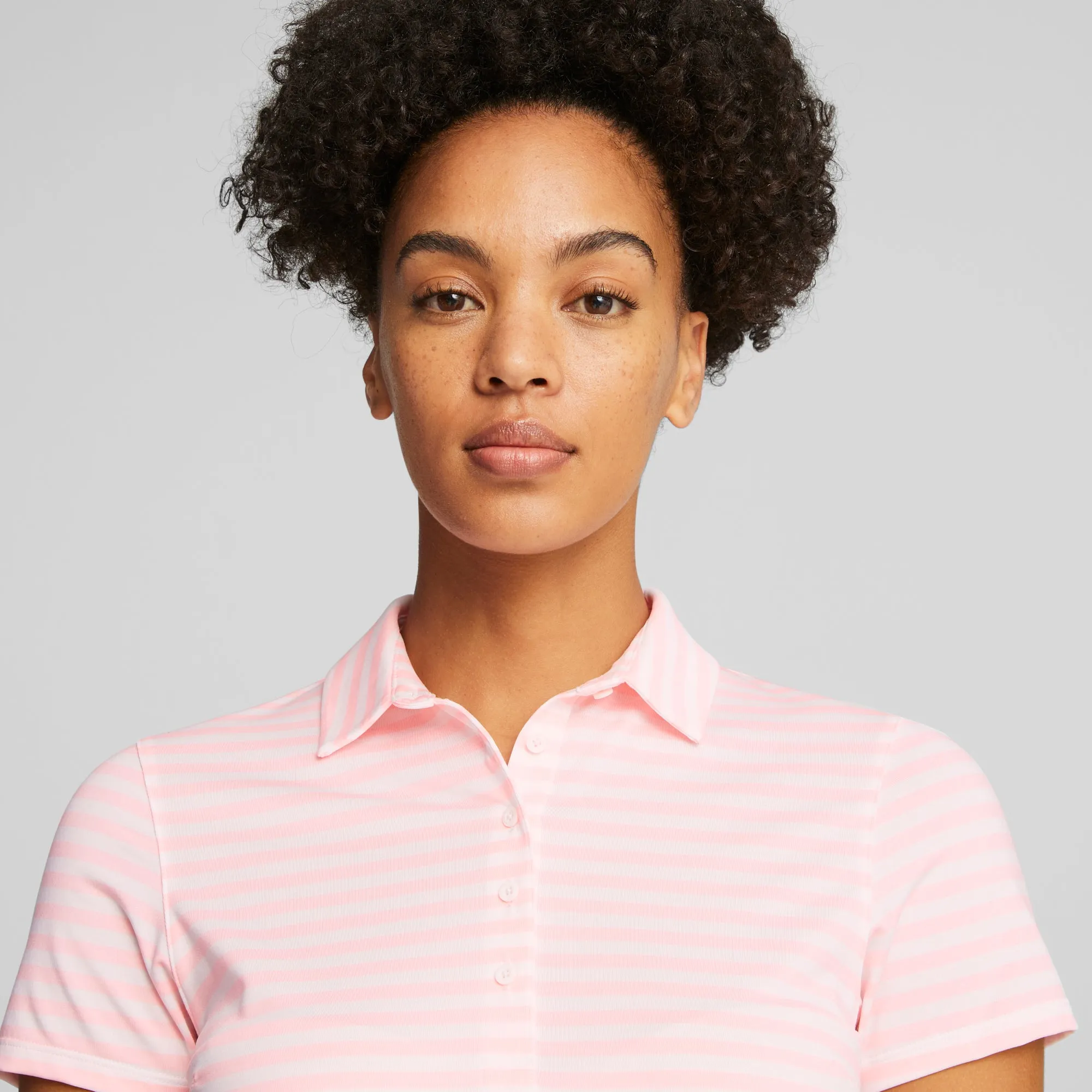 Women's MATTR Somer Stripe Golf Polo