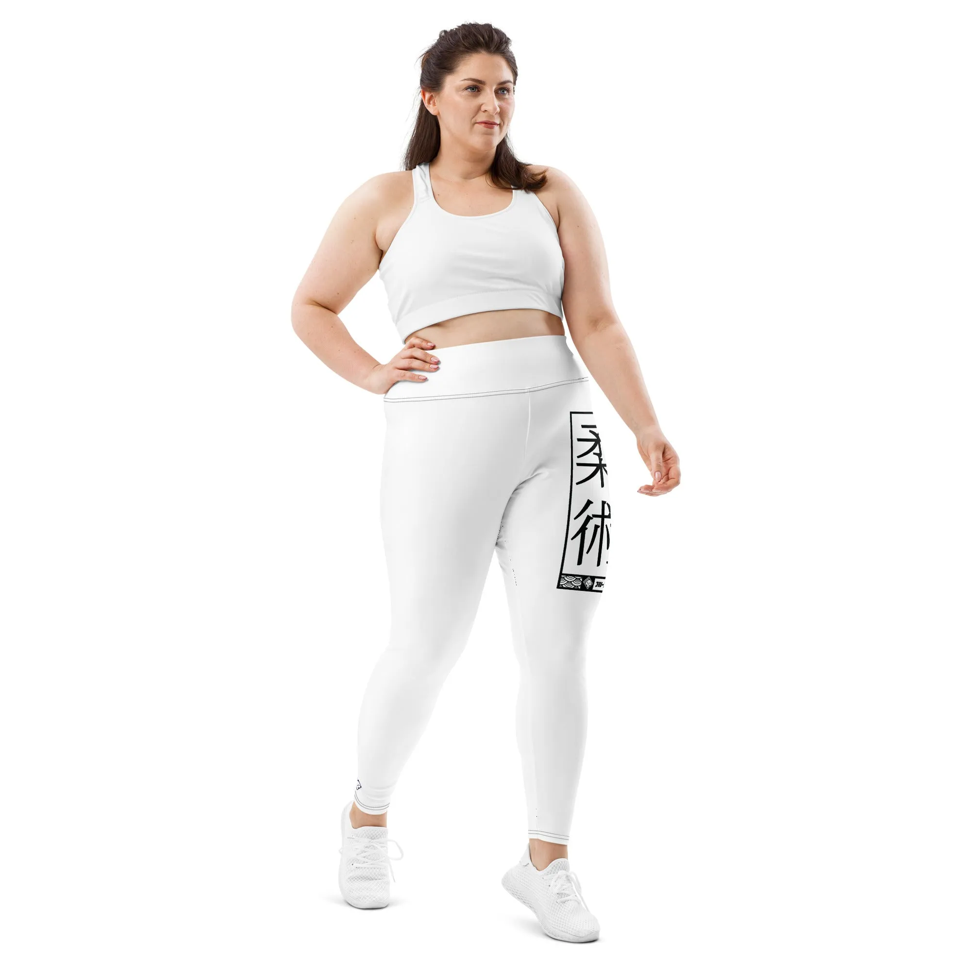 Women's Plus Size Yoga Pants Workout Leggings For Jiu Jitsu 016 - Snow